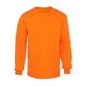 Bisiklet Yaka 2 İplik Sweatshirt Turuncu