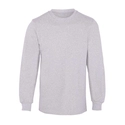 Bisiklet Yaka 2 İplik Sweatshirt Gri