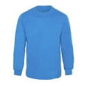 Bisiklet Yaka 3 İplik Sweatshirt Turkuaz