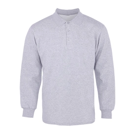 Polo Pike Uzun Kol Tişört Gri