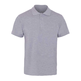 Open End Polo Pike Tişört Gri