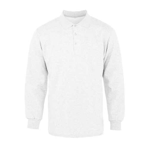 Polo Pike Uzun Kol Tişört Beyaz