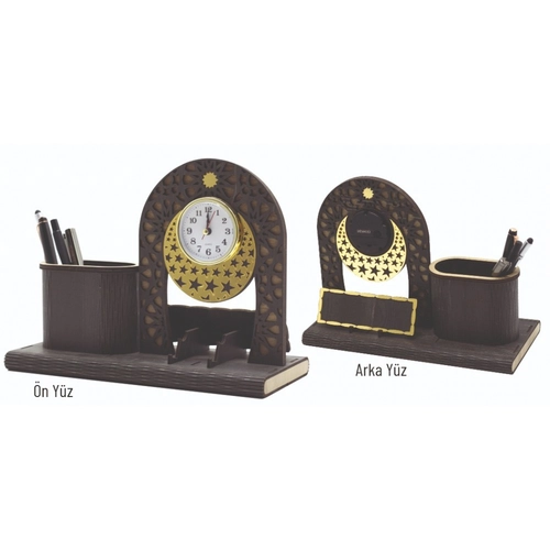 Ahşap Masaüstü Saat