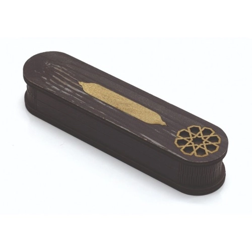 Menteşeli Ahşap Kalem Kutusu