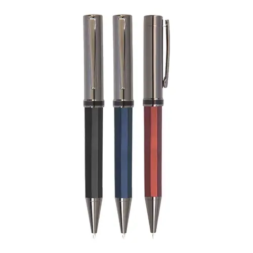 Lacivert Metal Tükenmez Kalem