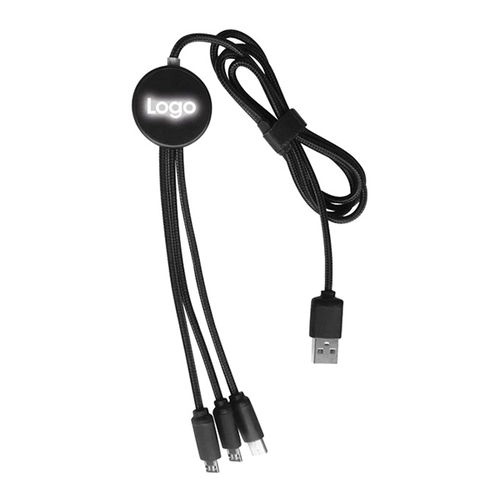 Led Işıklı Çoklu Şarj Kablosu