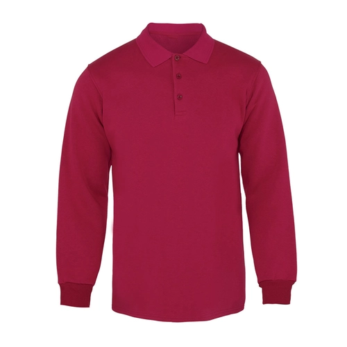 Polo Pike Uzun Kol Tişört Bordo